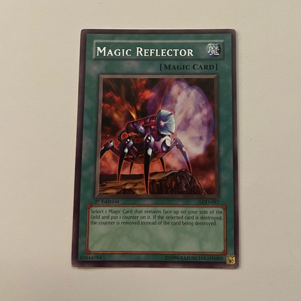 Yu-Gi-Oh 1st Edition Magic Reflector Card